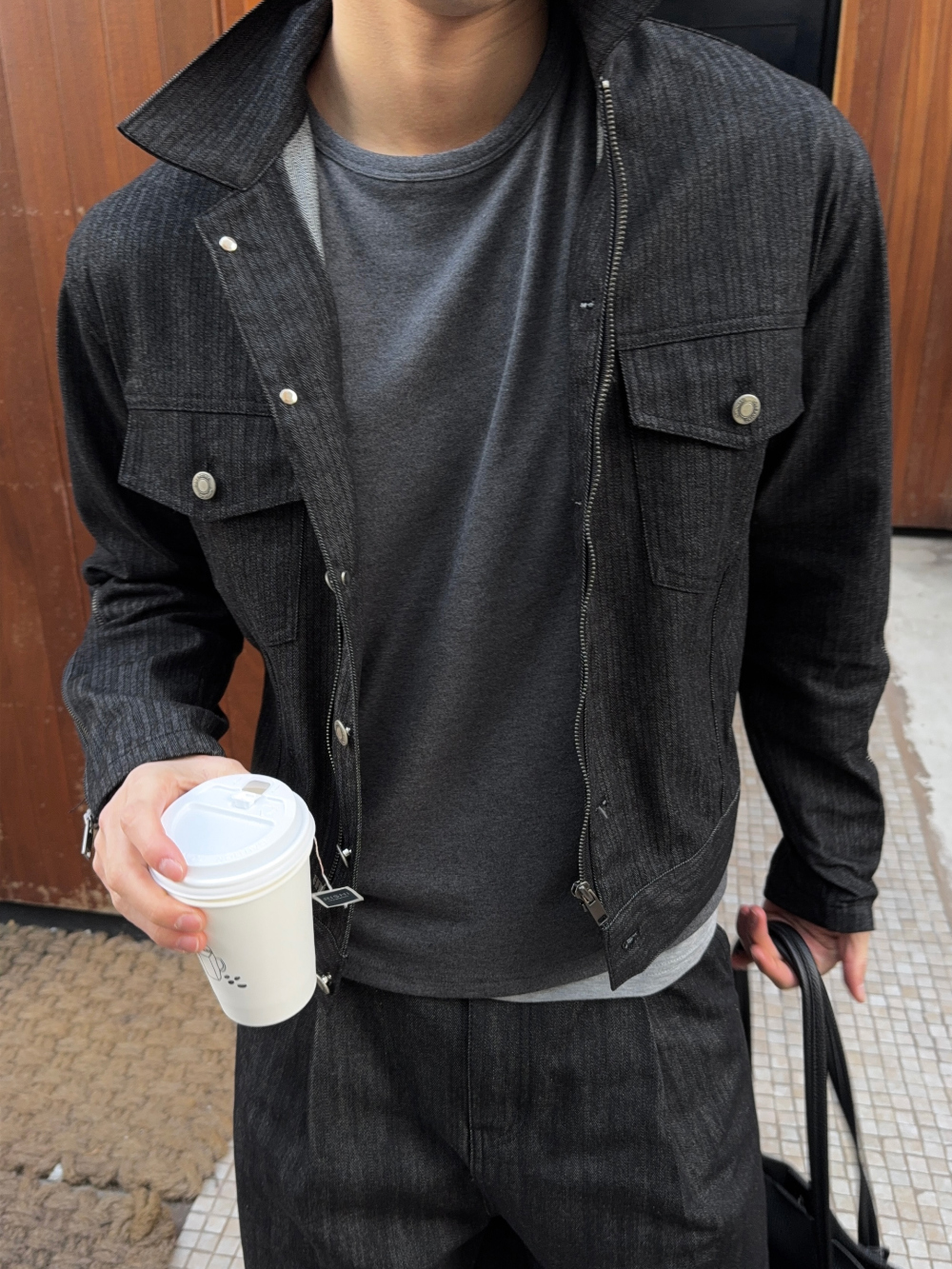 재킷 모델 착용 이미지-S1L49