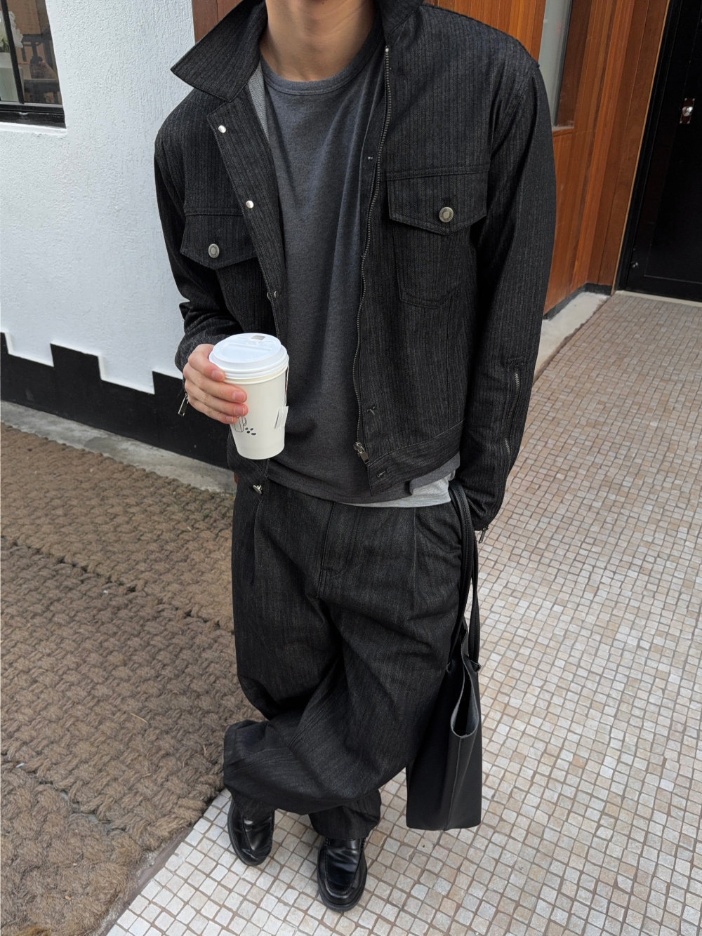 재킷 모델 착용 이미지-S1L52