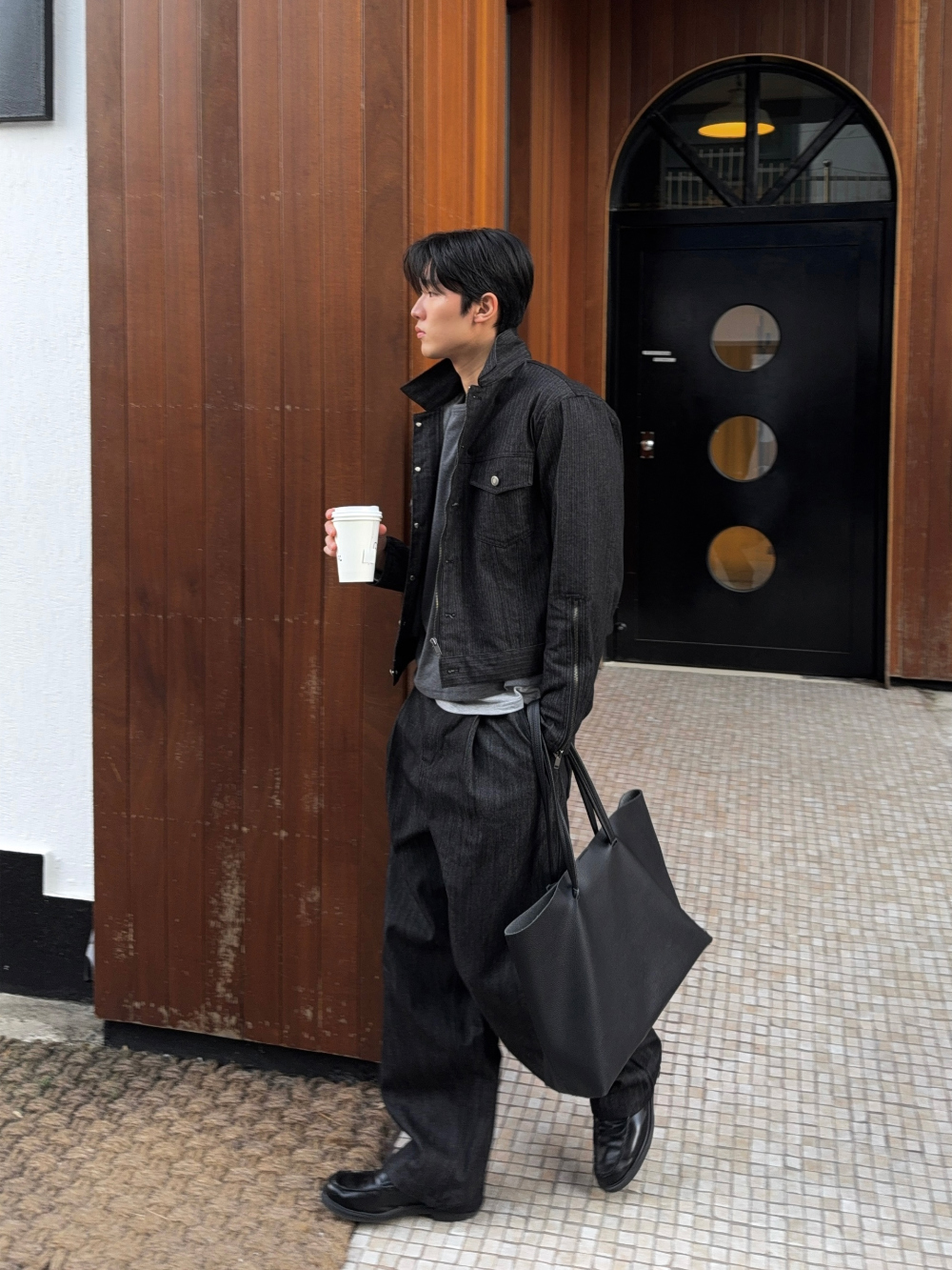 재킷 모델 착용 이미지-S1L54