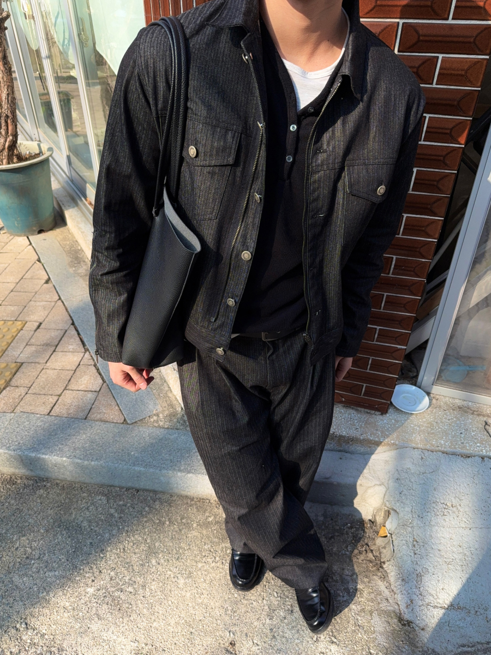 코트 모델 착용 이미지-S2L12