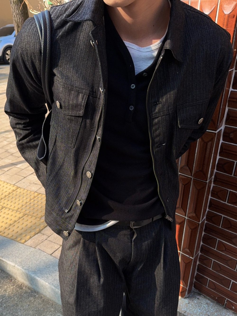 재킷 모델 착용 이미지-S1L23