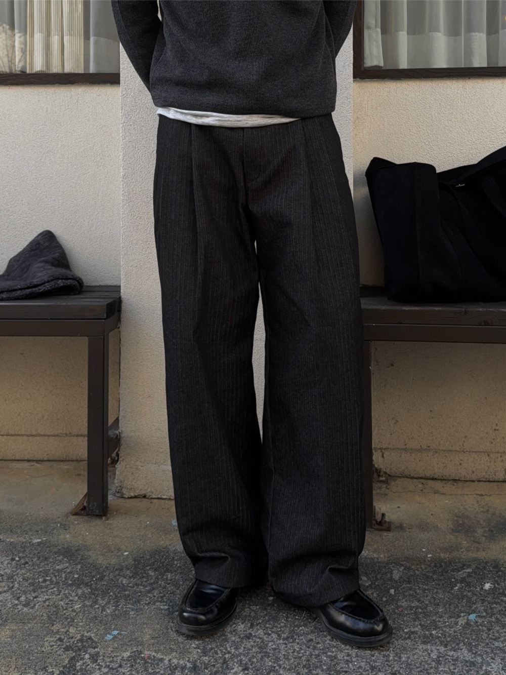 코트 모델 착용 이미지-S1L32