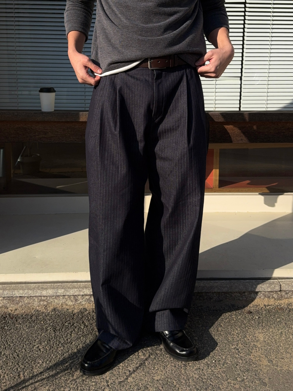 코트 모델 착용 이미지-S2L26