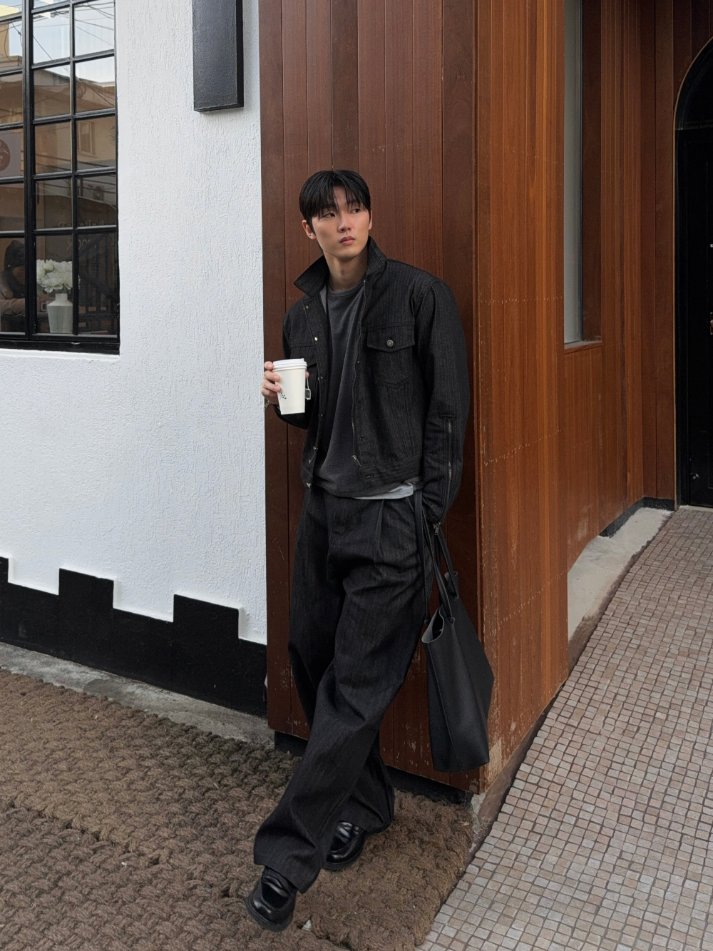 재킷 모델 착용 이미지-S1L48