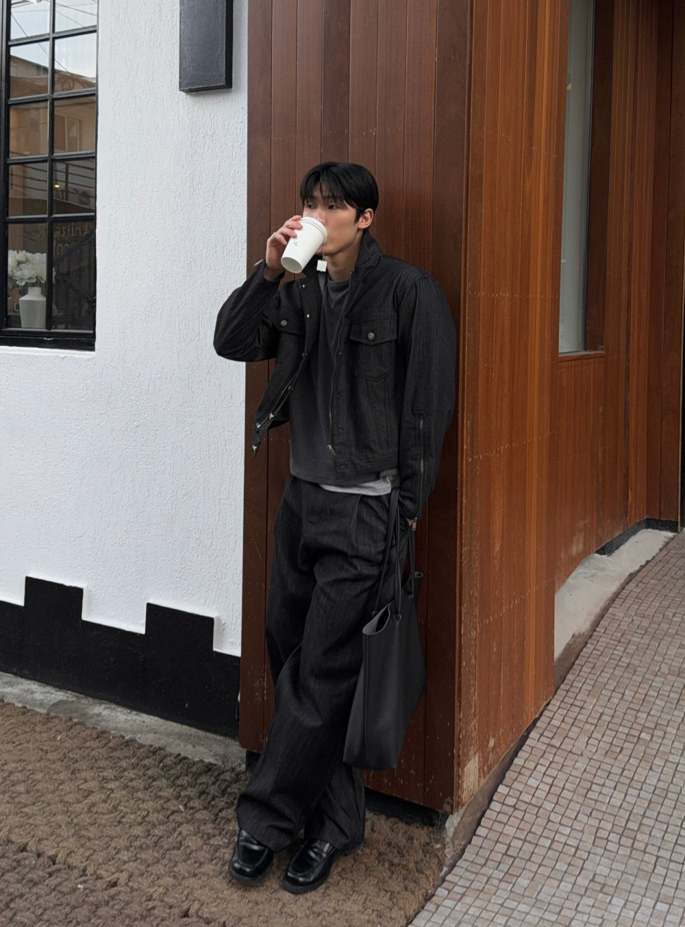 재킷 모델 착용 이미지-S1L47