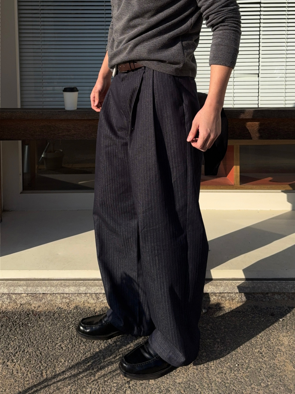 코트 모델 착용 이미지-S2L33