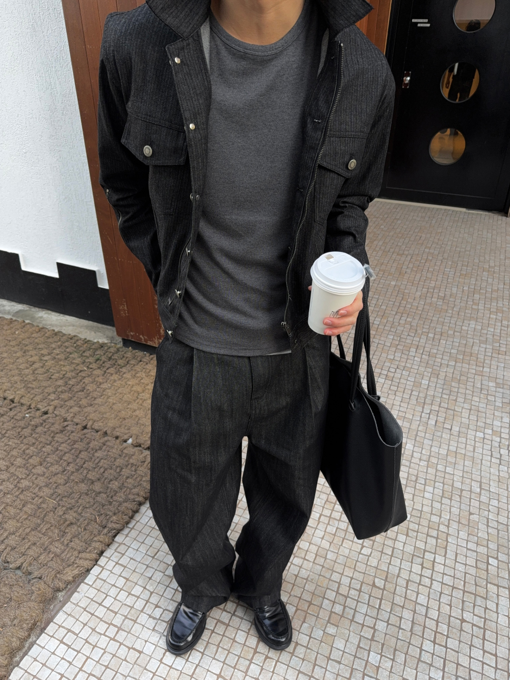 재킷 모델 착용 이미지-S1L46