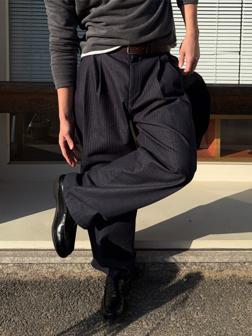 코트 모델 착용 이미지-S2L25