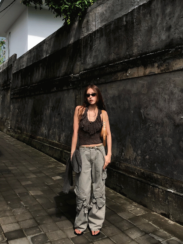 OHNE | stone cargo pants