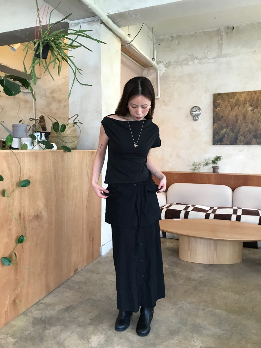 드레스 모델 착용 이미지-S1L40