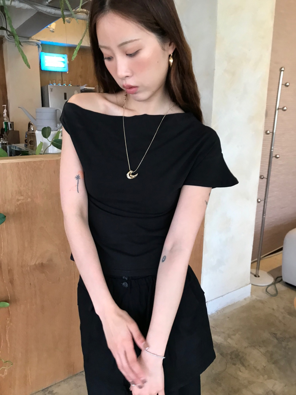 드레스 모델 착용 이미지-S1L38