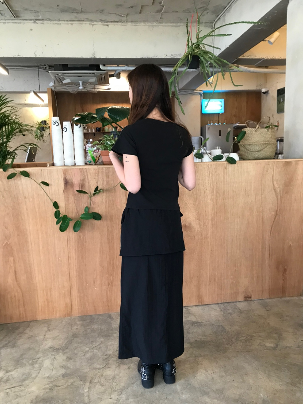 드레스 모델 착용 이미지-S1L45