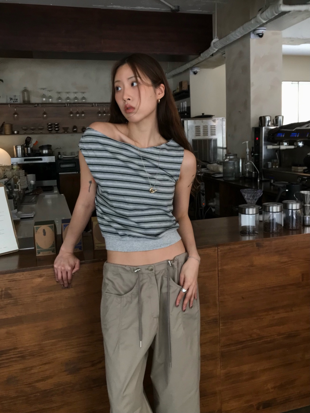 ティーズ ページ twisted stripe T | ファッション通販サイト NUGU