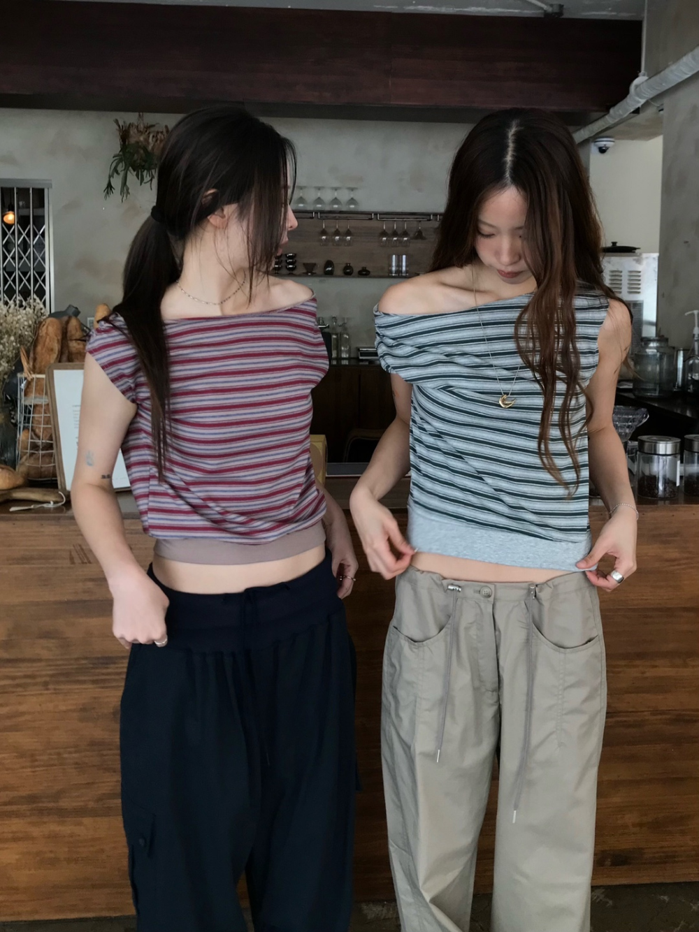 twisted stripe T | ファッション通販サイト NUGU