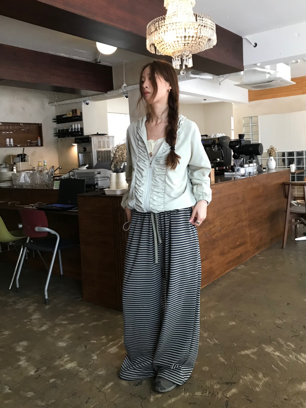 드레스 모델 착용 이미지-S1L45