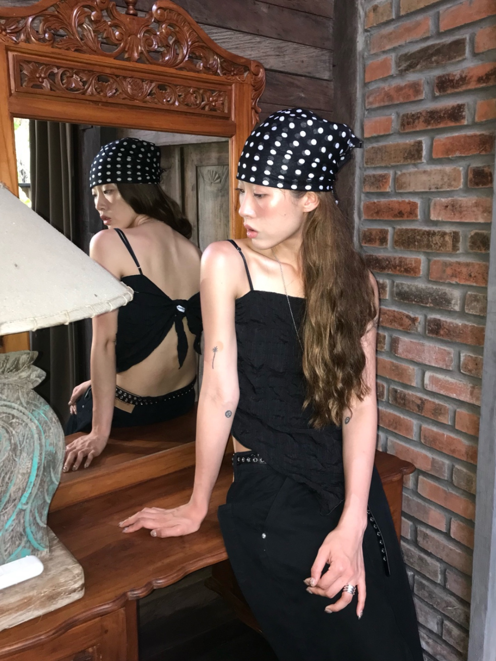 모자 모델 착용 이미지-S1L36