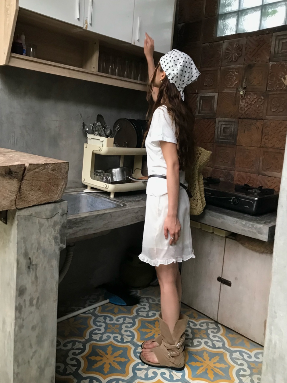 모자 모델 착용 이미지-S1L26