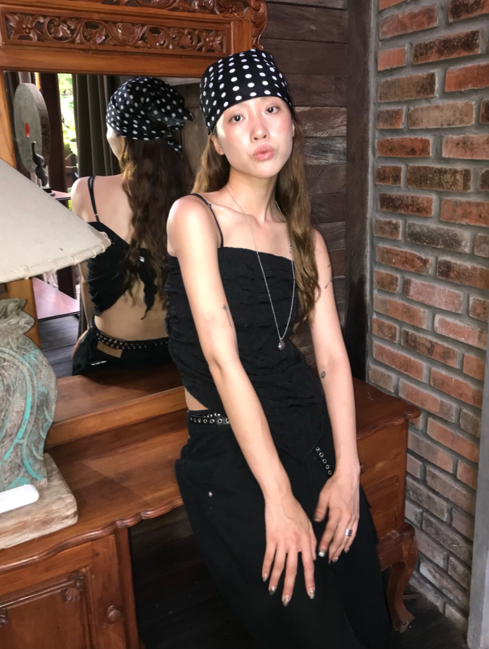 모자 모델 착용 이미지-S1L33