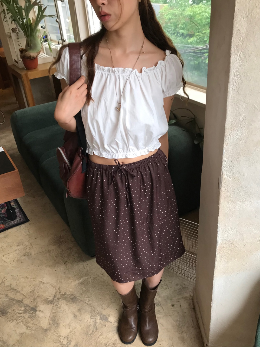 드레스 모델 착용 이미지-S1L43