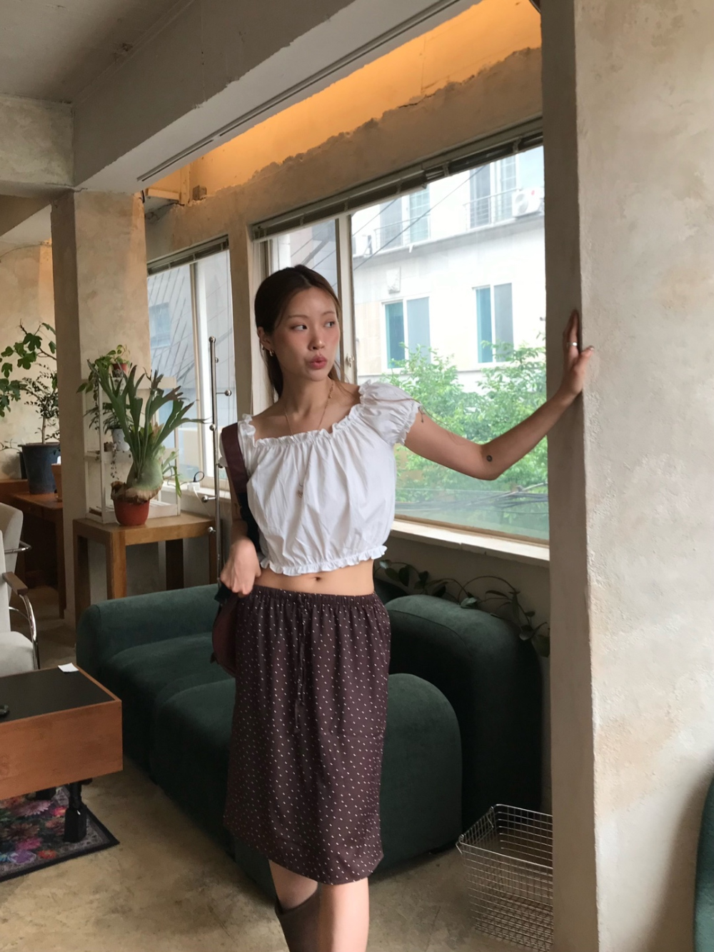 드레스 모델 착용 이미지-S1L40