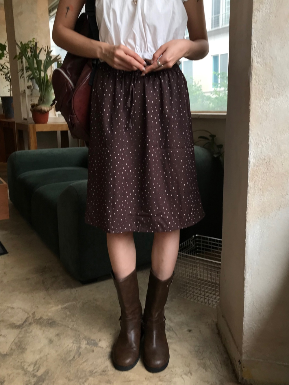 드레스 모델 착용 이미지-S1L35