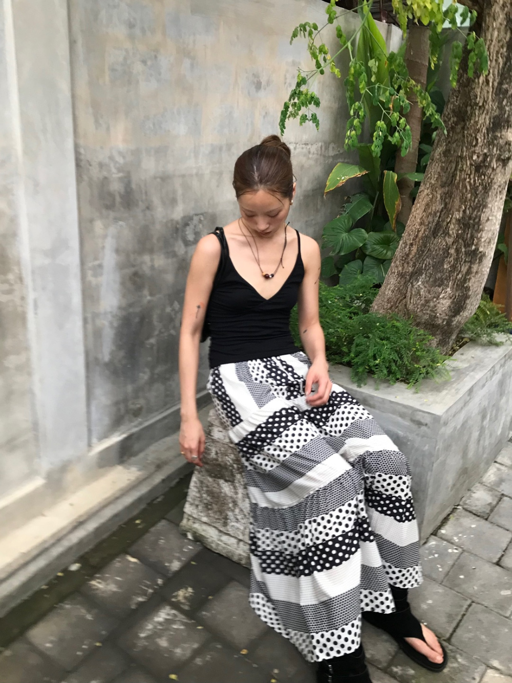 드레스 모델 착용 이미지-S1L23