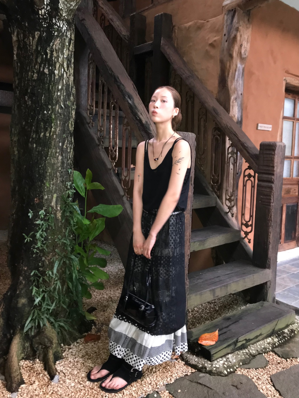 드레스 모델 착용 이미지-S1L29