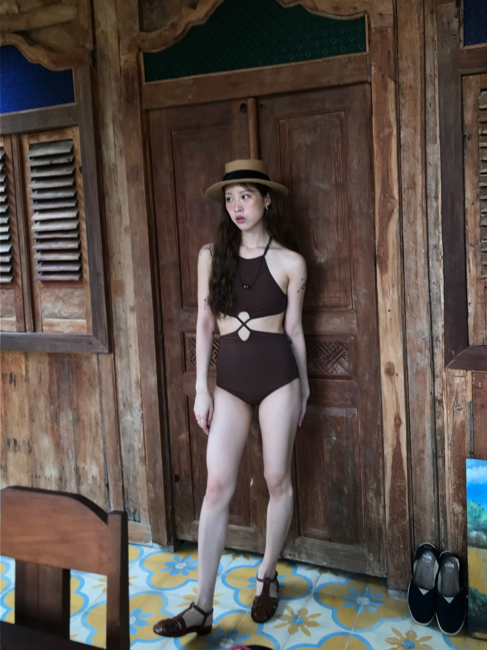 드레스 모델 착용 이미지-S1L25