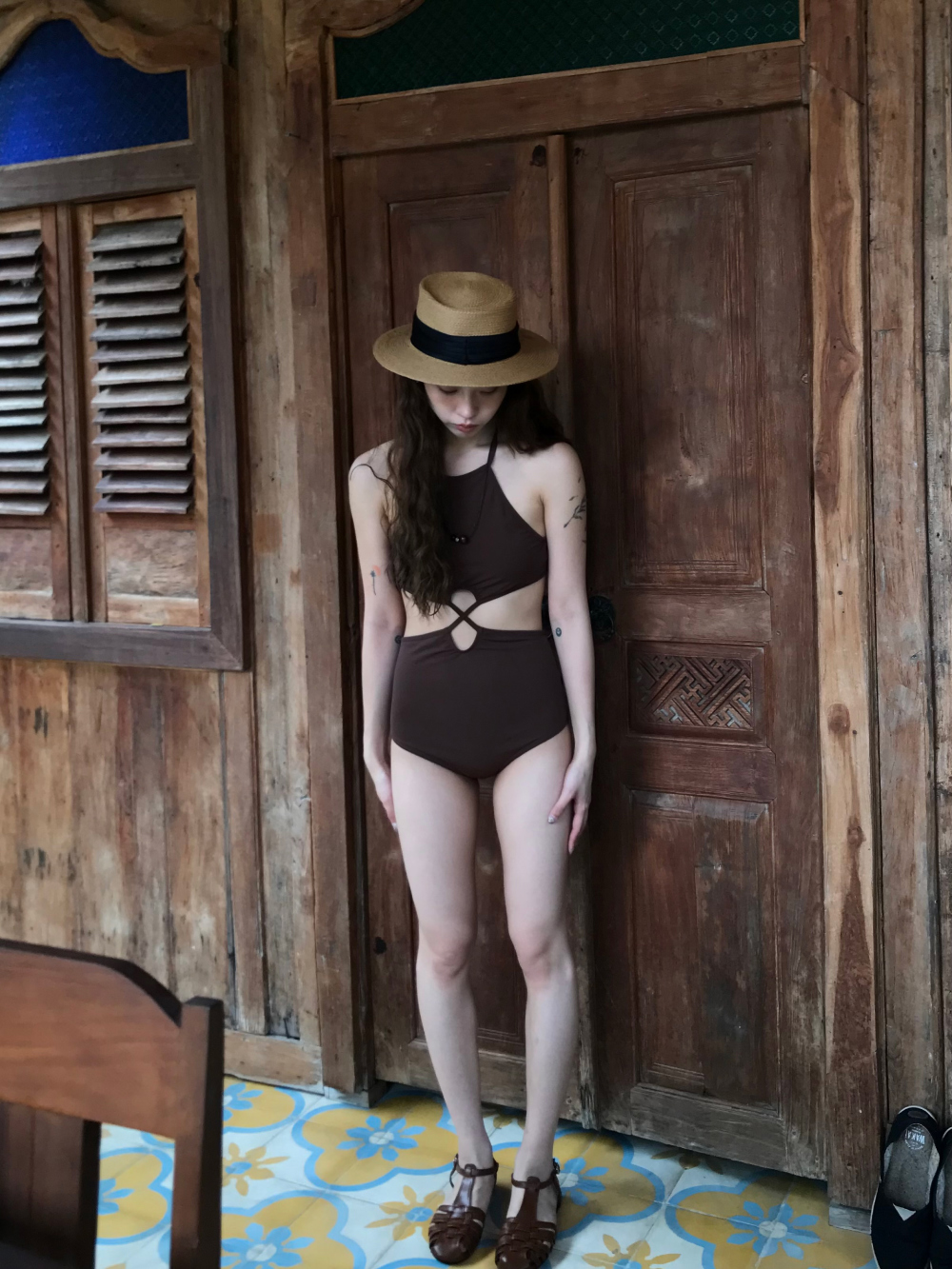 드레스 모델 착용 이미지-S1L26