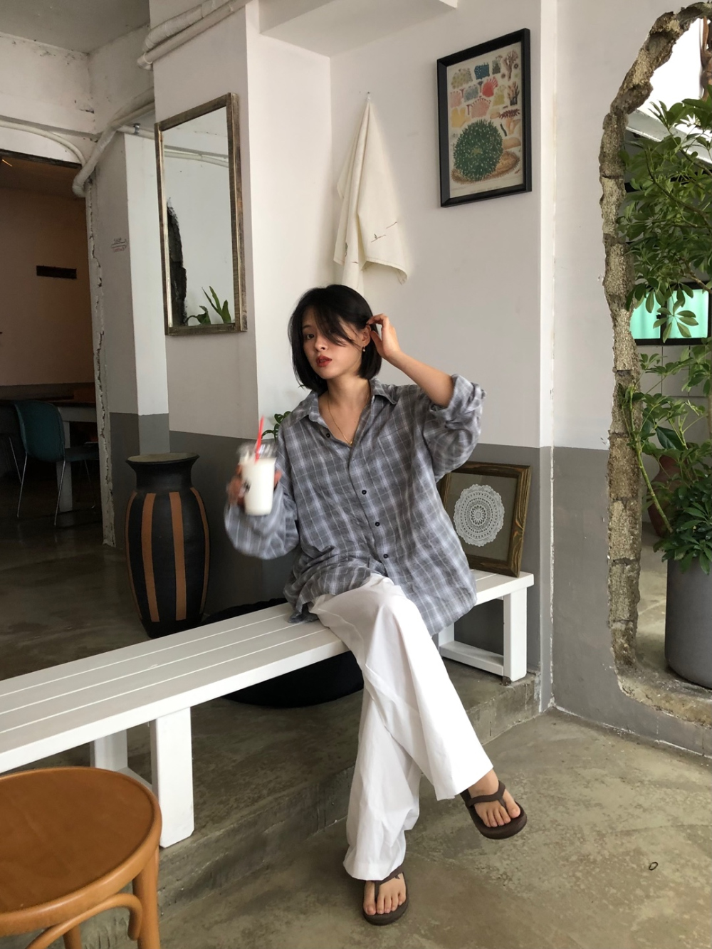 드레스 모델 착용 이미지-S1L41