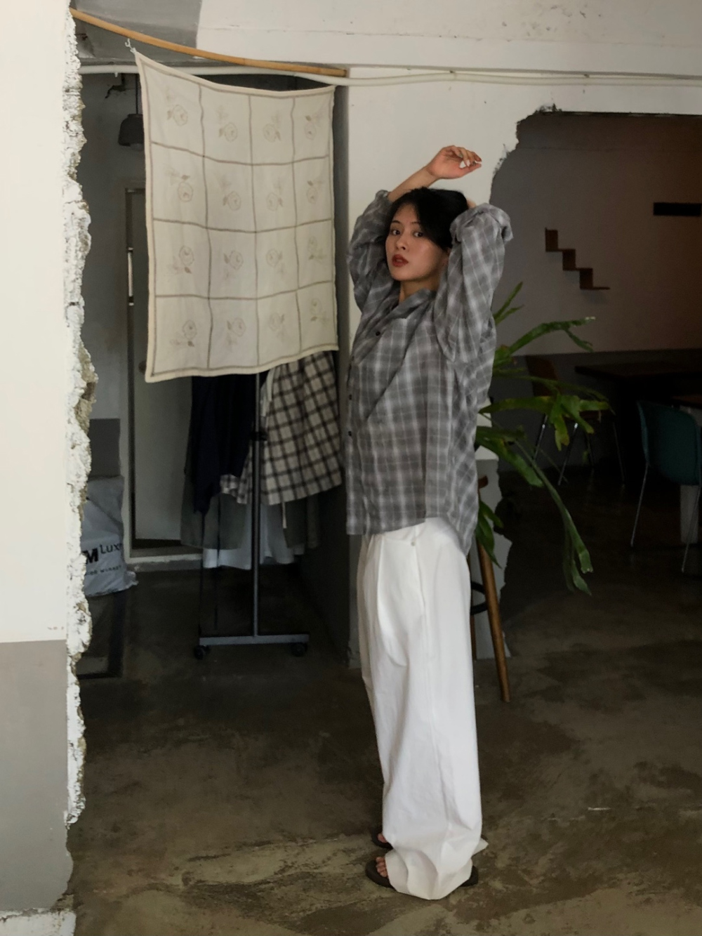 드레스 모델 착용 이미지-S1L36