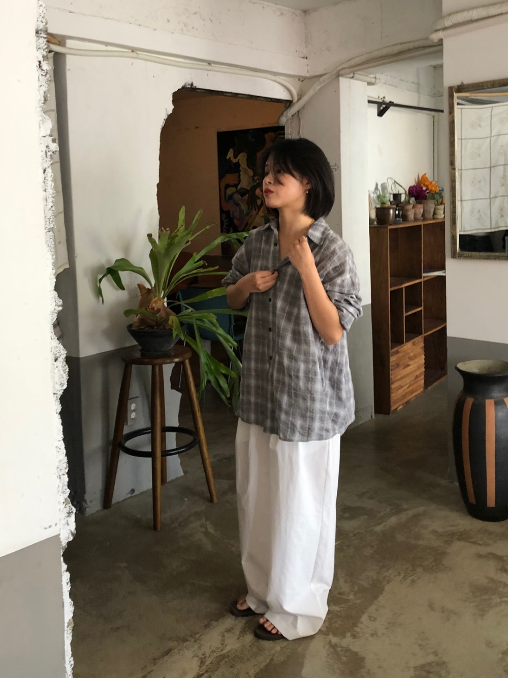 드레스 모델 착용 이미지-S1L34