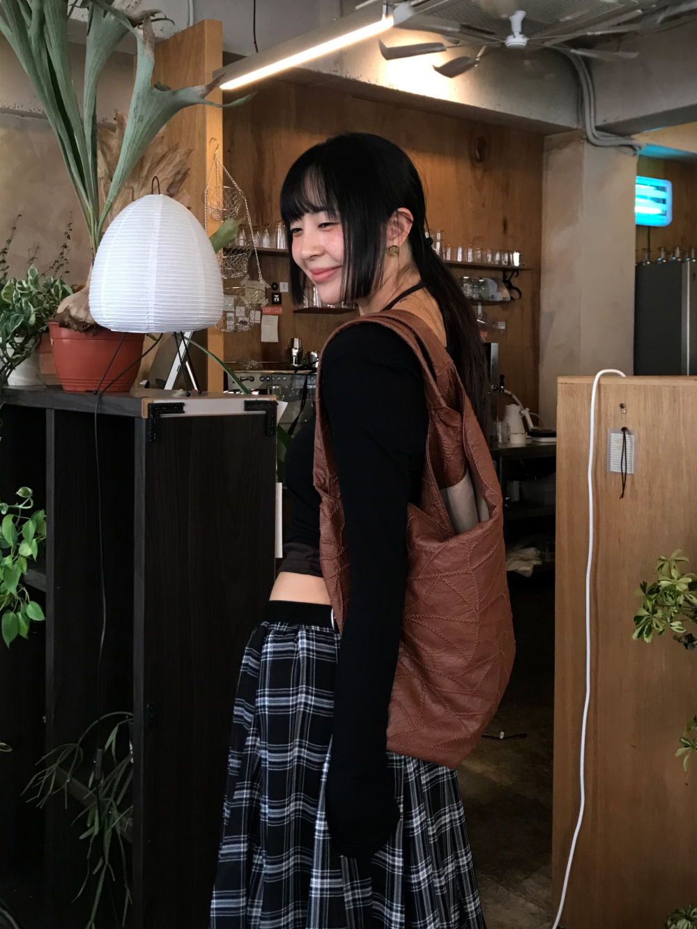 민袖丈 모델 착용 이미지-S1L58