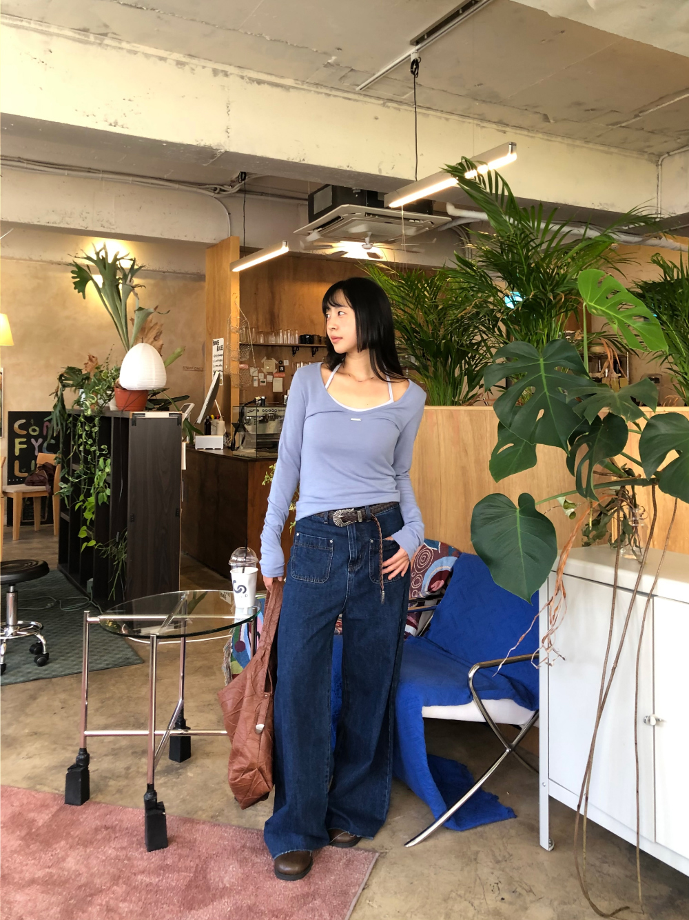 민袖丈 모델 착용 이미지-S1L32