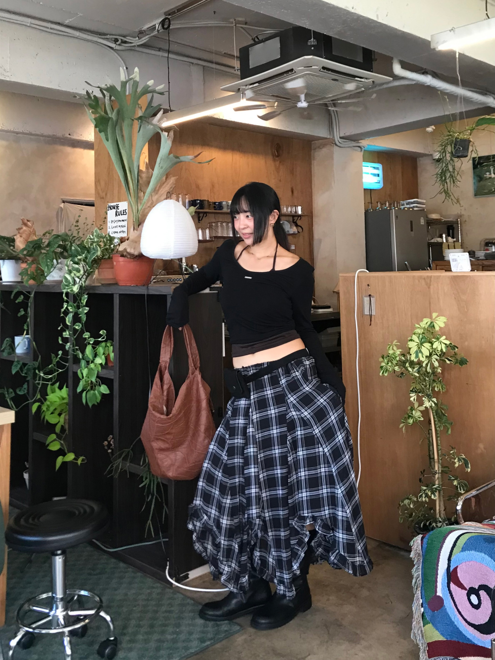 민袖丈 모델 착용 이미지-S1L54