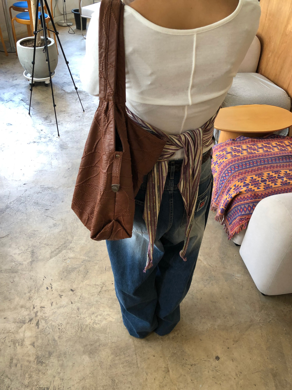 민袖丈 모델 착용 이미지-S1L40