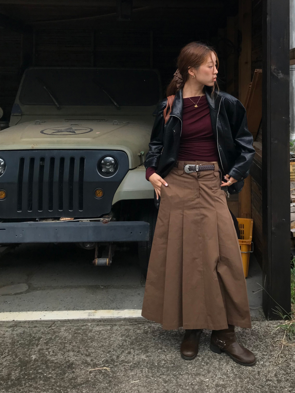 드레스 모델 착용 이미지-S1L33