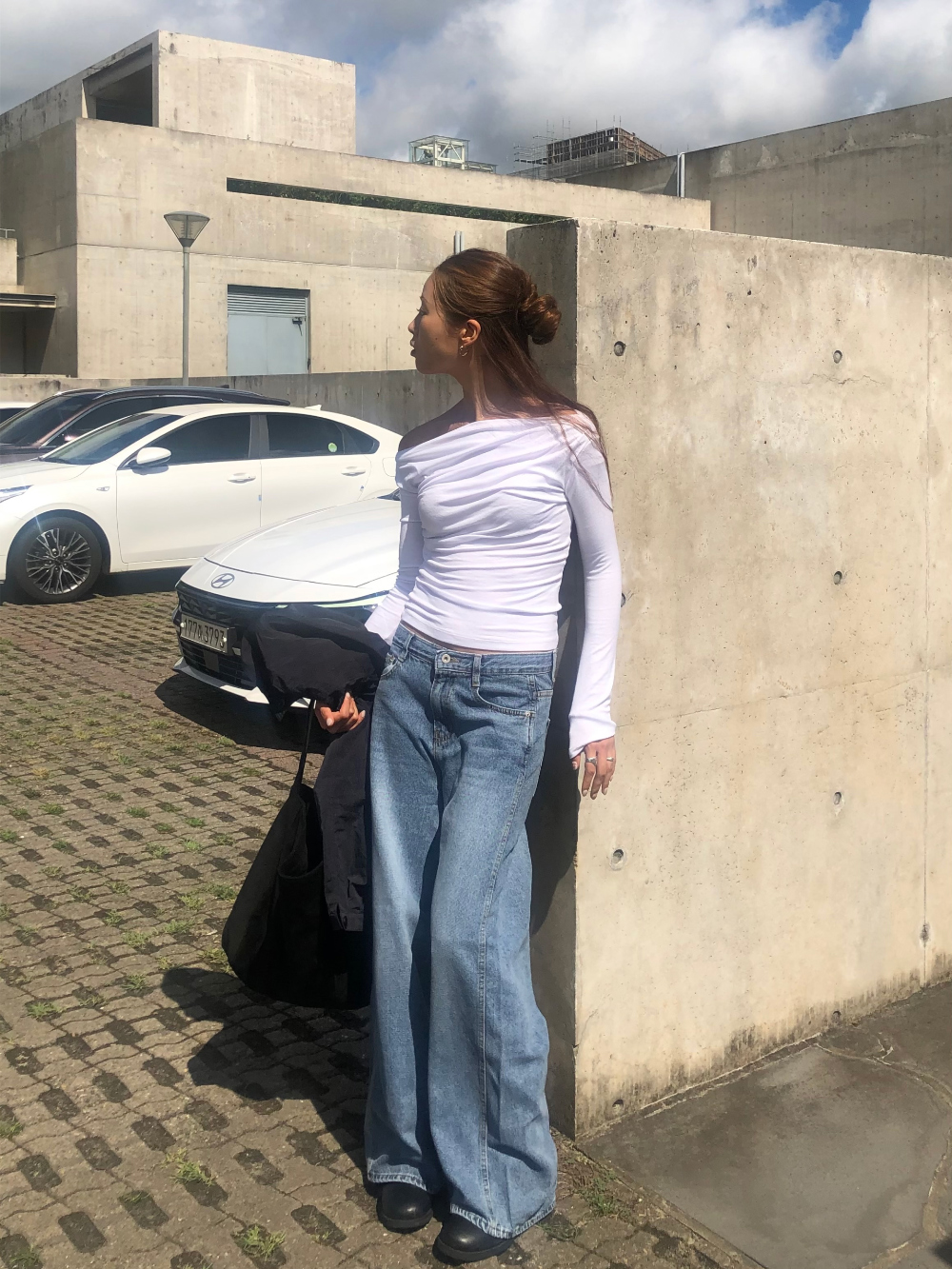 드레스 모델 착용 이미지-S1L54