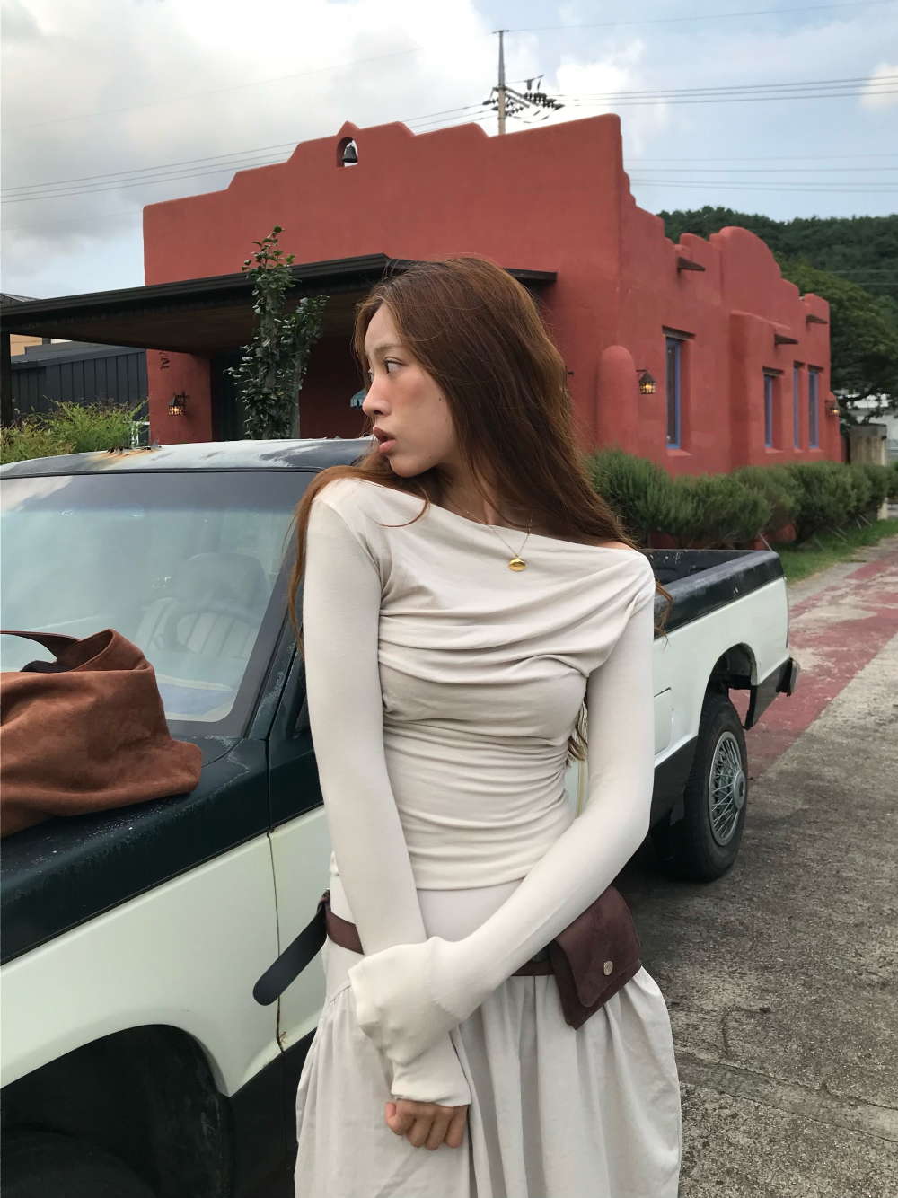 드레스 모델 착용 이미지-S1L37