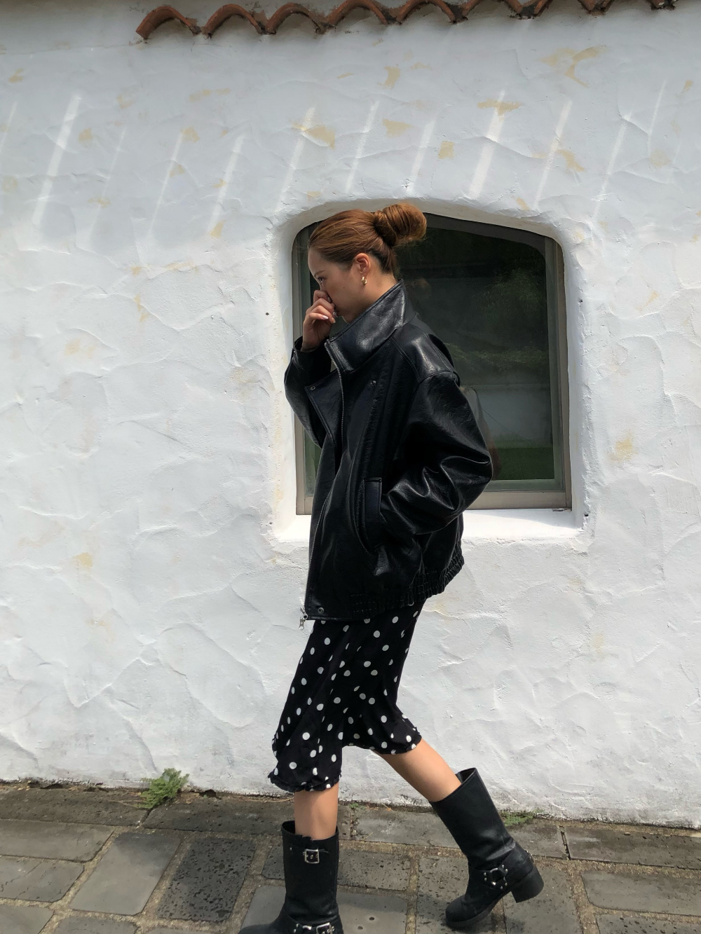 코트 모델 착용 이미지-S1L29