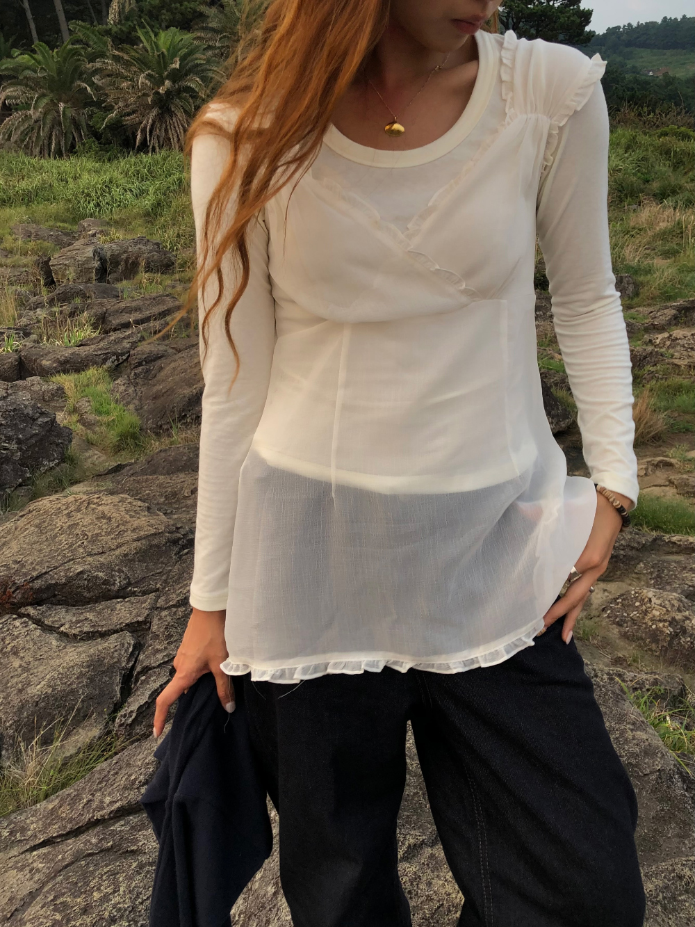 코트 모델 착용 이미지-S1L18