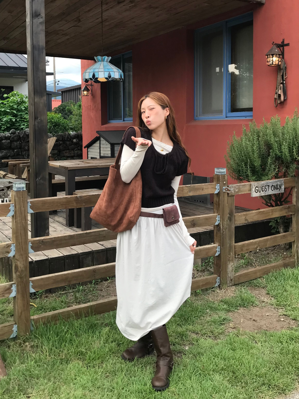 드레스 모델 착용 이미지-S1L49