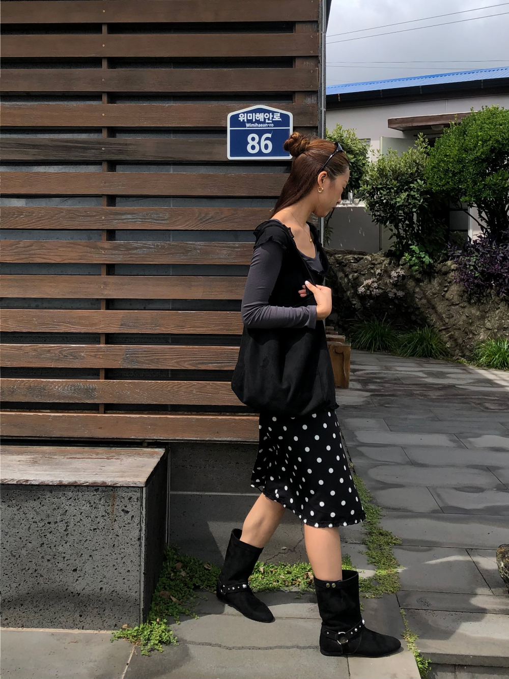 코트 모델 착용 이미지-S1L32