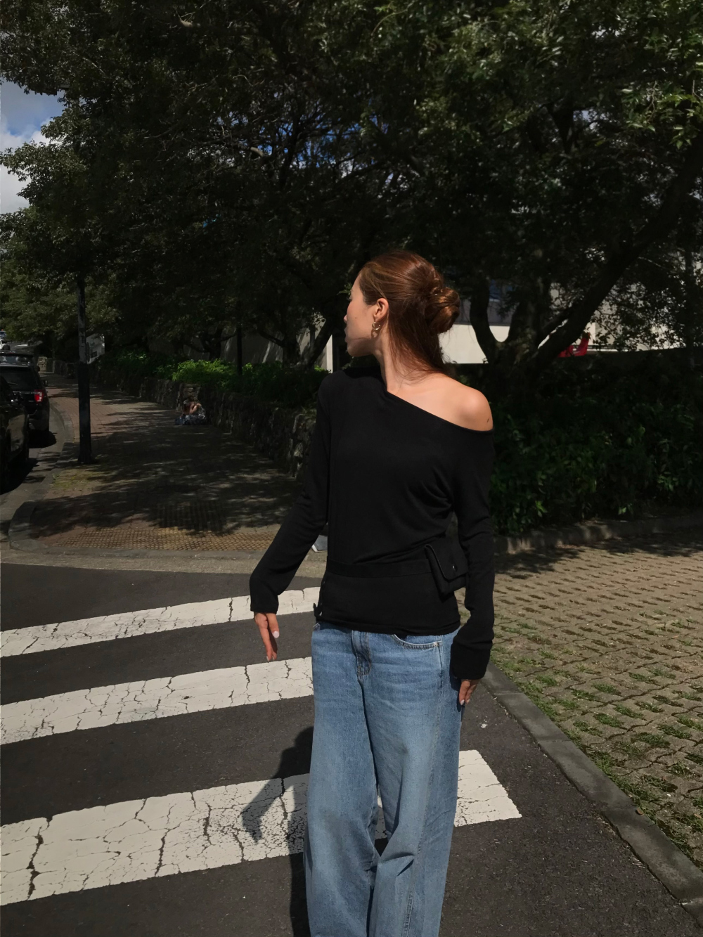 카디건 모델 착용 이미지-S1L5