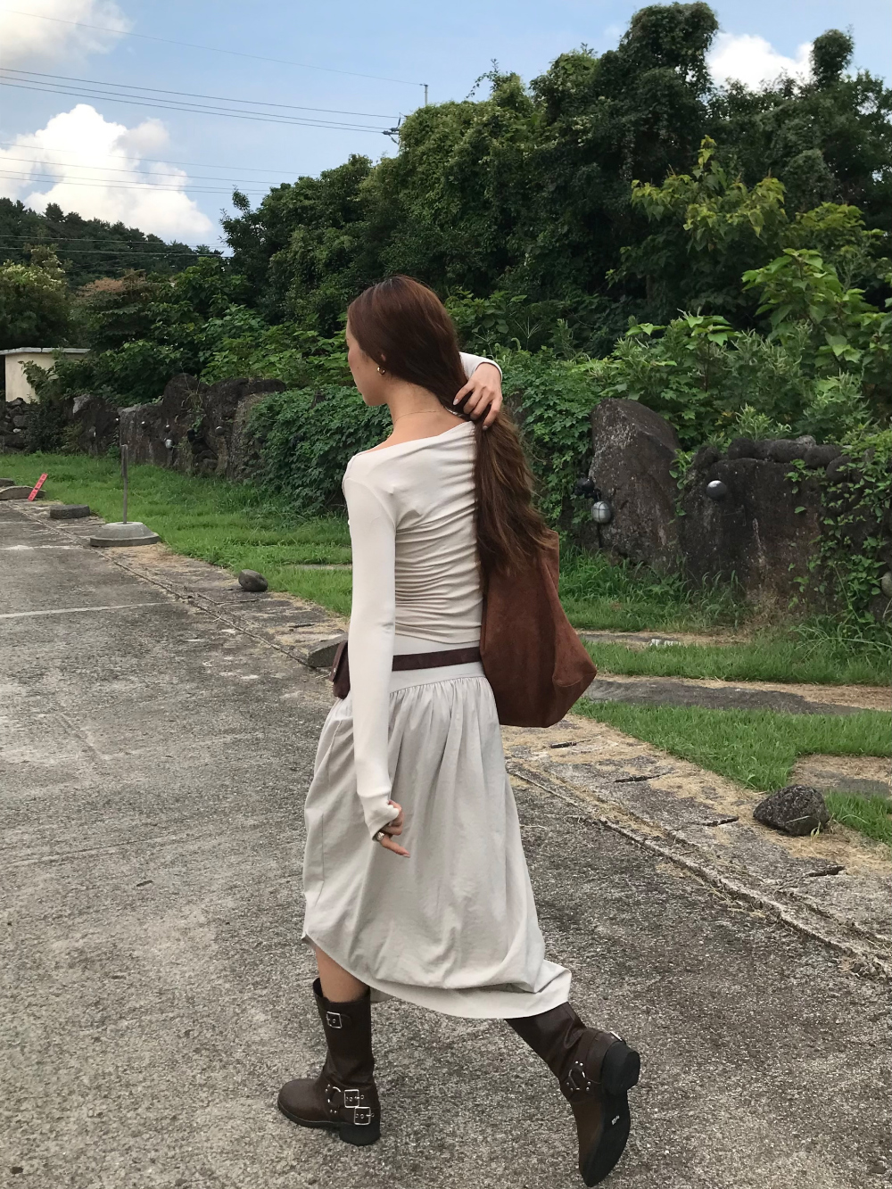 드레스 모델 착용 이미지-S1L42