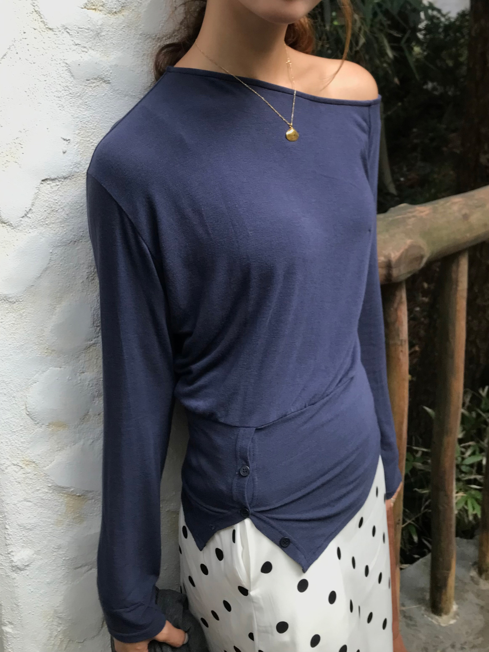 카디건 모델 착용 이미지-S1L15