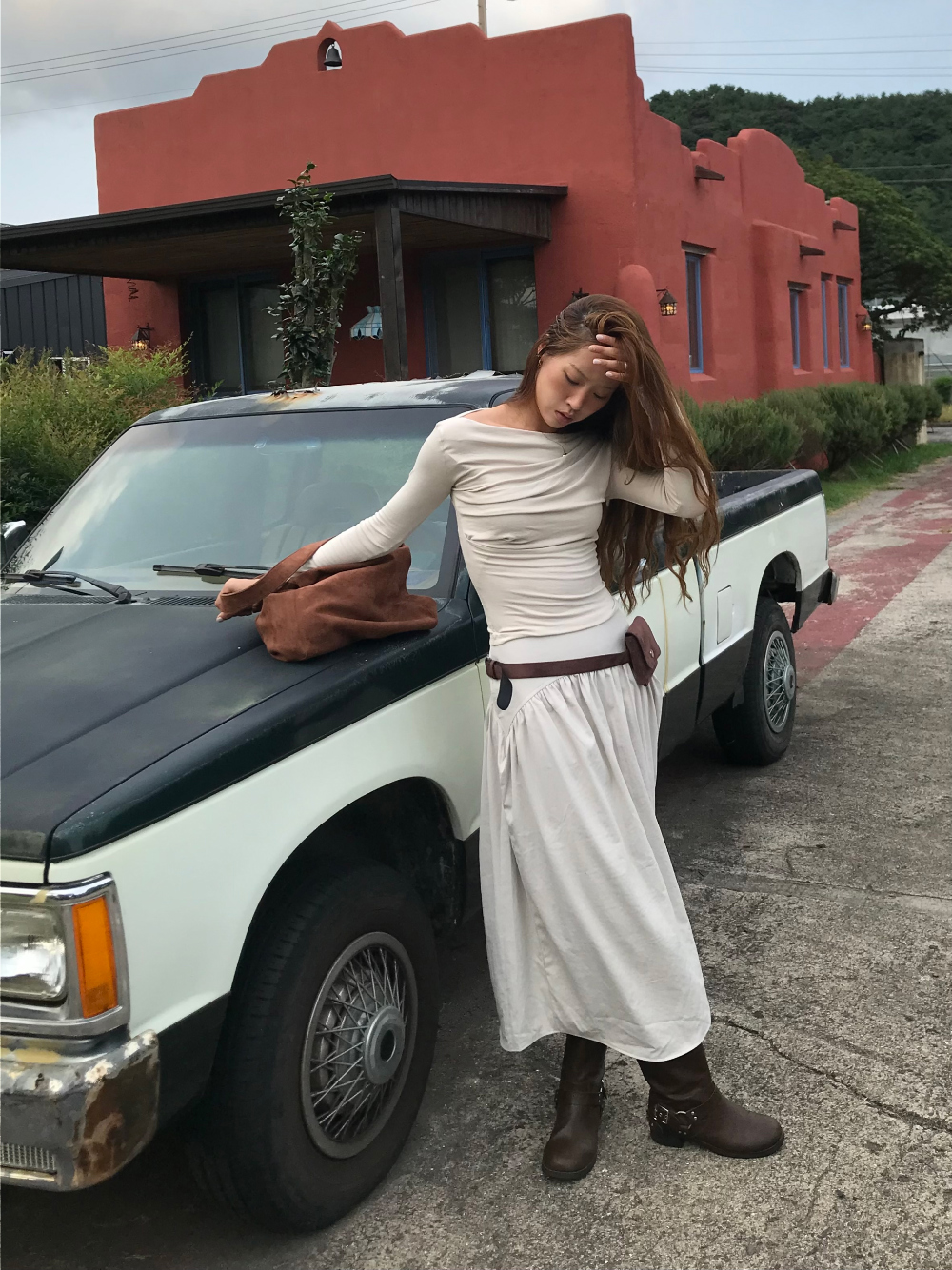 드레스 모델 착용 이미지-S1L38