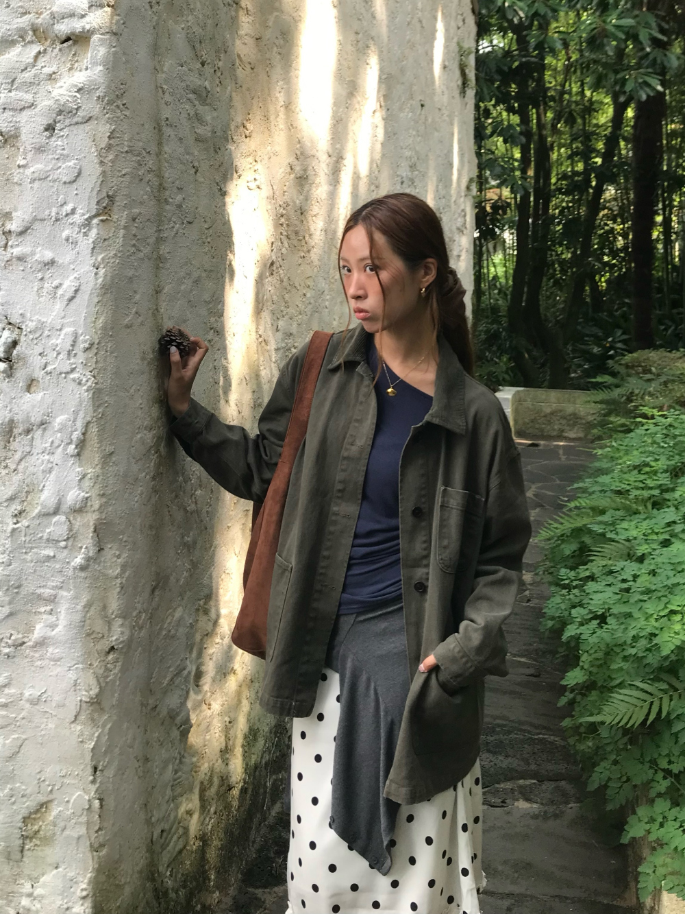 코트 모델 착용 이미지-S1L42