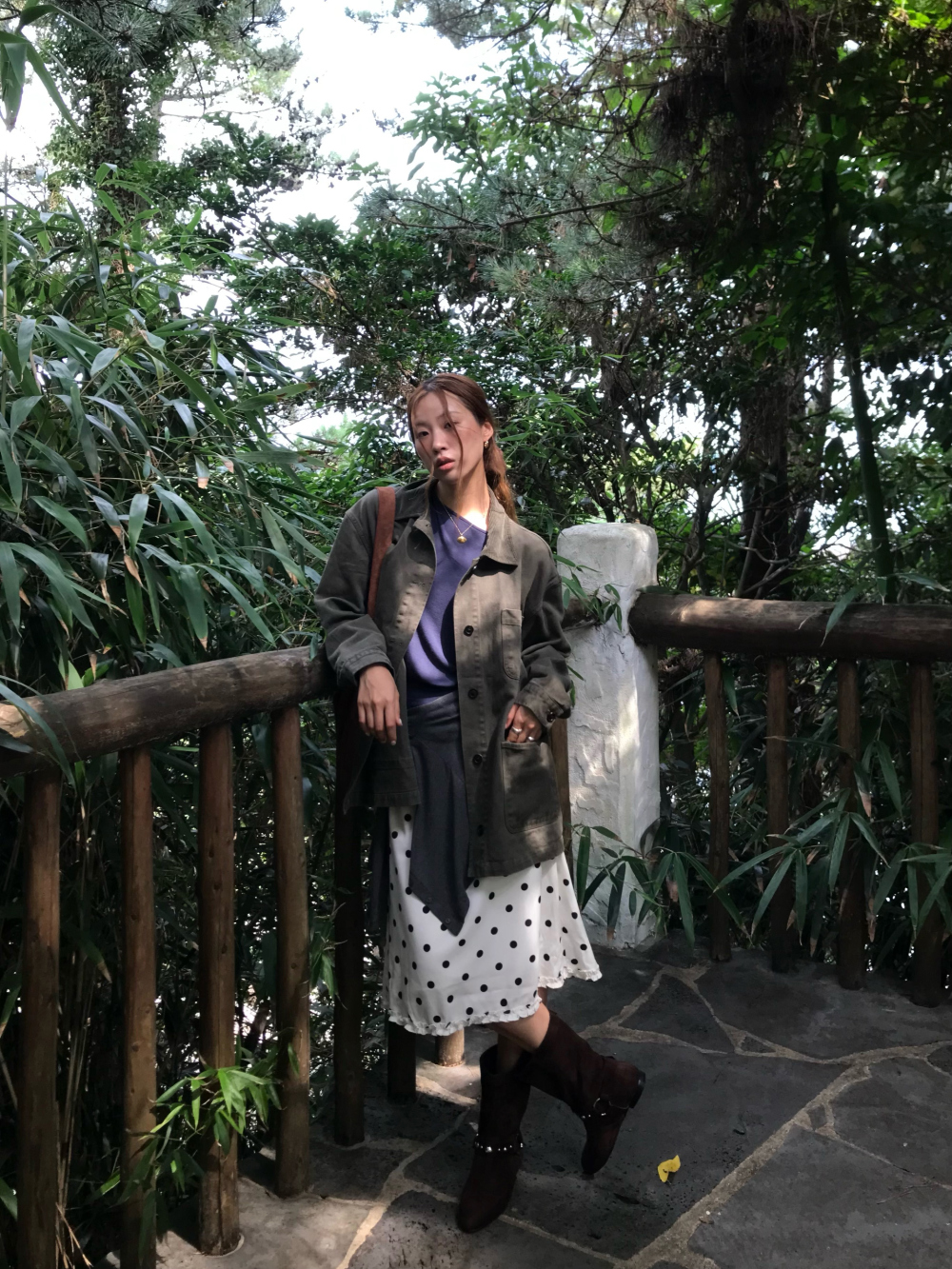 코트 모델 착용 이미지-S1L44