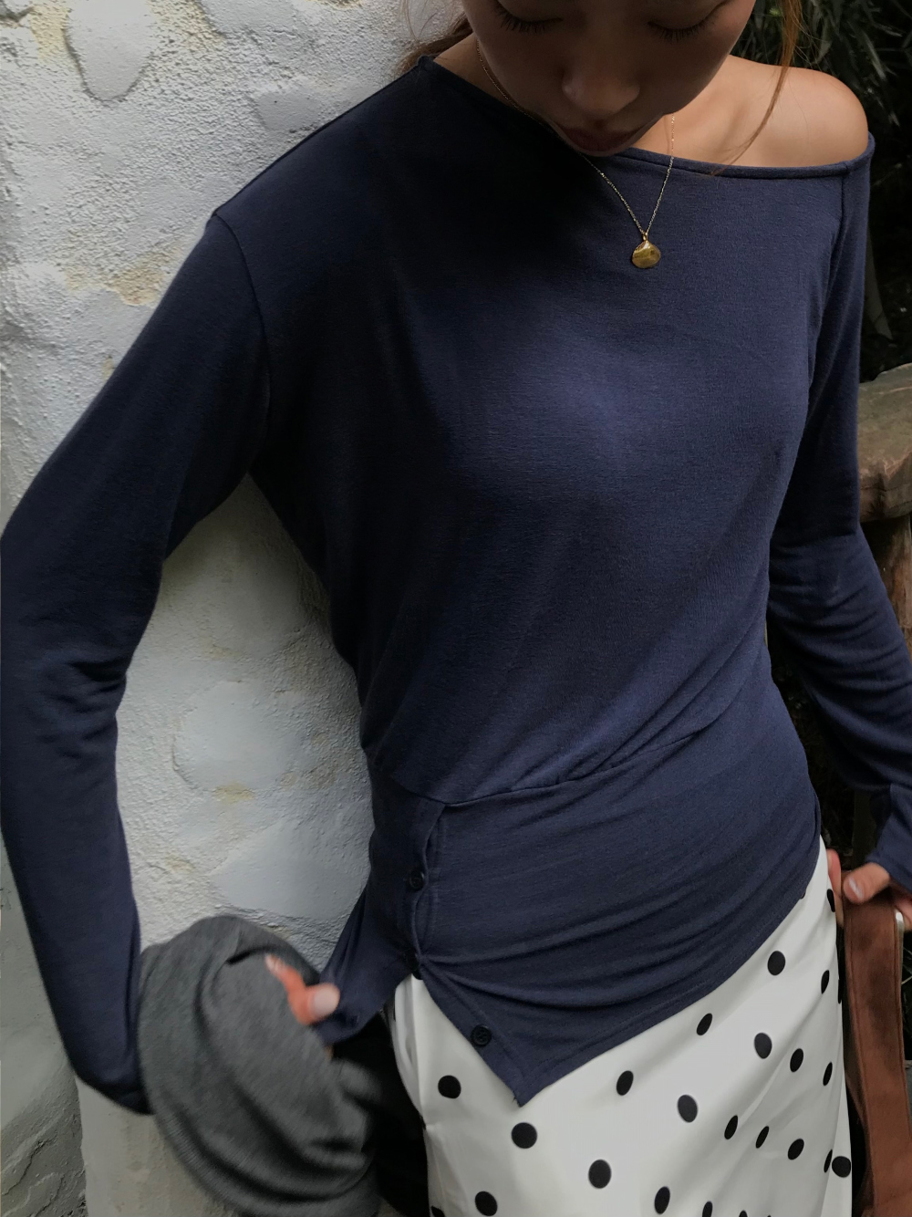 카디건 모델 착용 이미지-S1L16